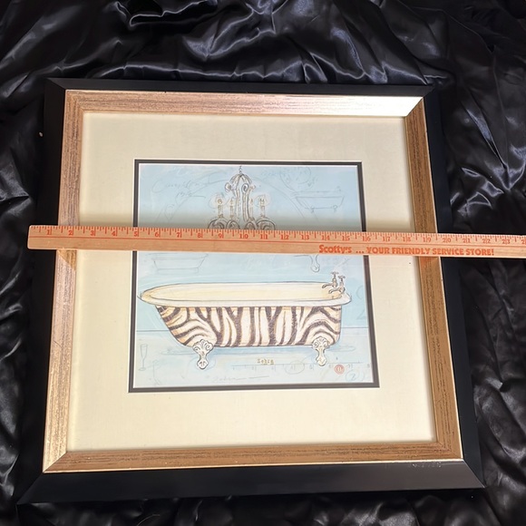 Candle Light Soak framed and matted print - Picture 2 of 15